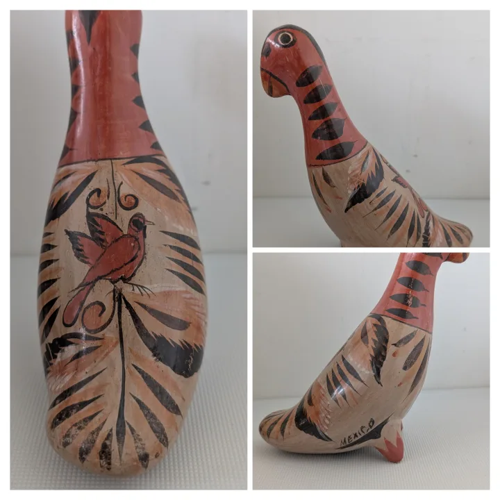 Vintage Tonala Pottery Bird thumbnail