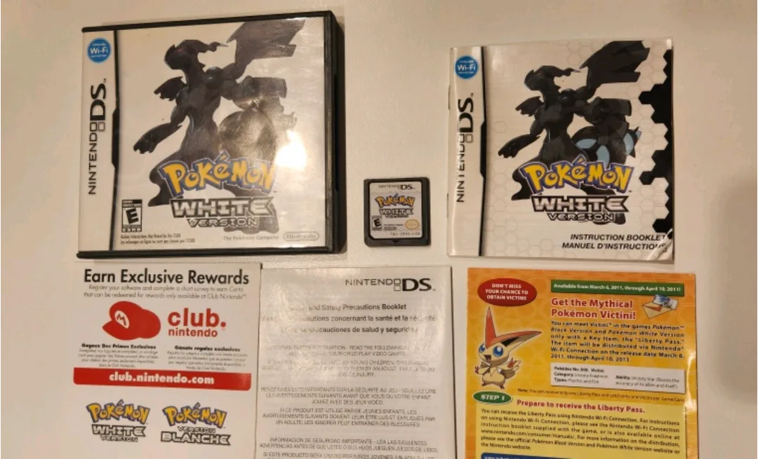 CIB Pokemon White Version for Nintendo DS thumbnail