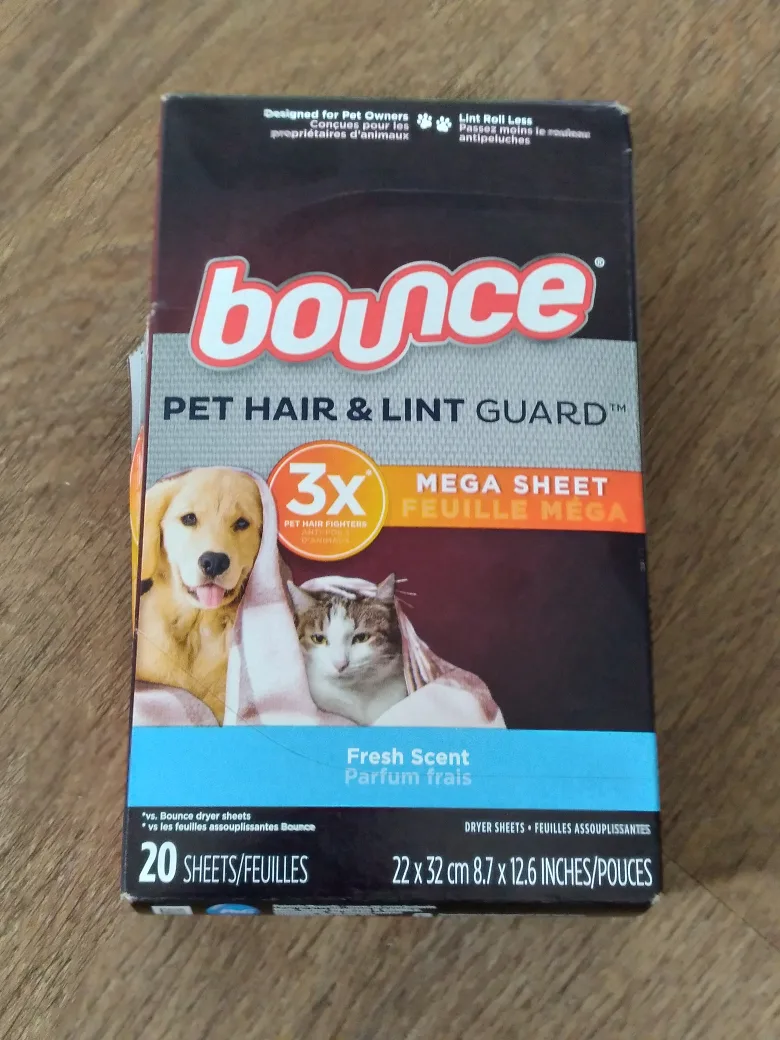 Bounce Pet Hair & Lint Guard Dryer Sheets (20) thumbnail