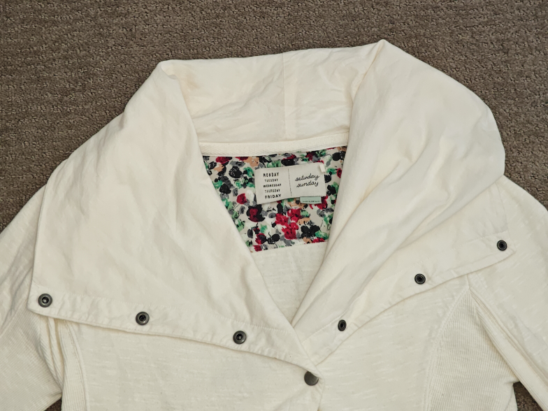 Anthropologie Saturday Sunday Moto Sweater Jacket - Small - photo 2