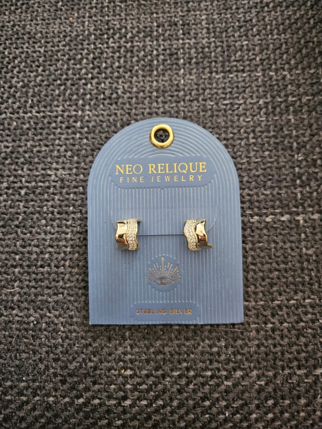 Boucles d'oreilles Neo Relique en argent sterling
