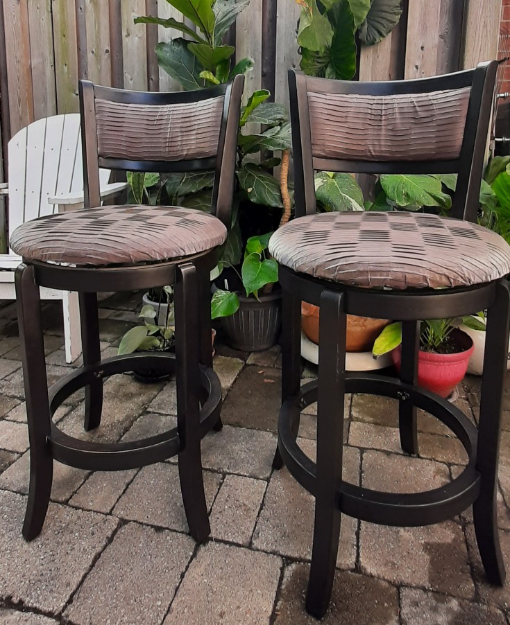 Two Swivel Bar/Counter Stools