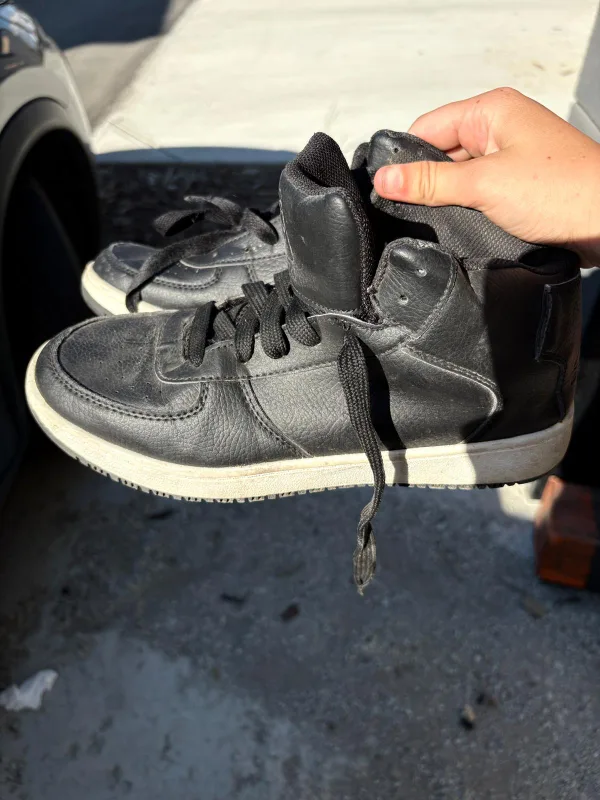 Advantage Black High Top Sneakers thumbnail