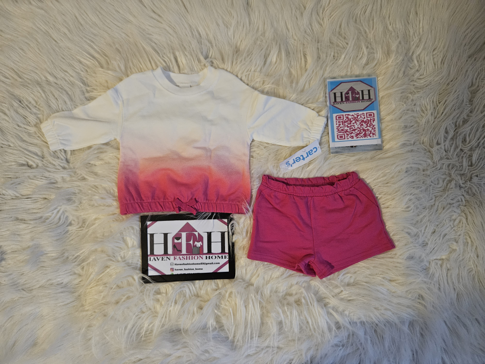 Carter's Baby Outfit - Top & Shorts
