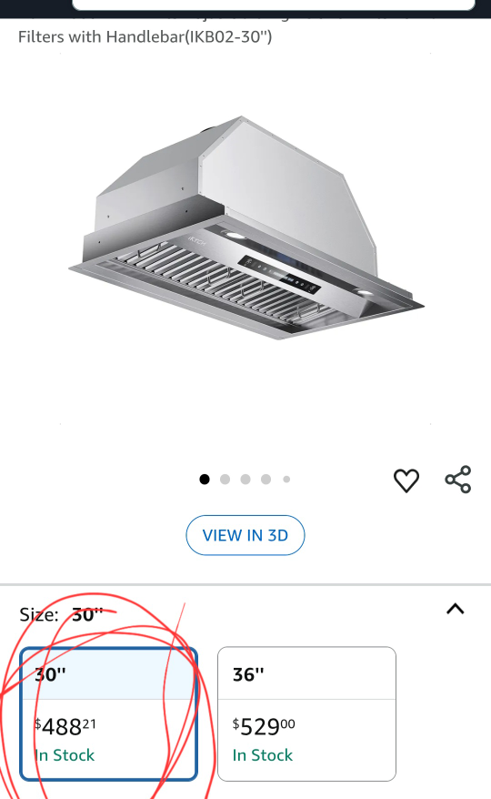 IKTCH 30" Range Hood - Brand New in Box! - photo 2