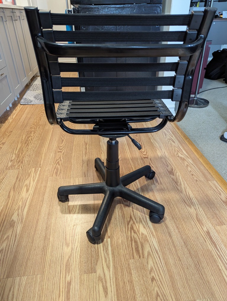 Black Adjustable Office Chair - photo 2