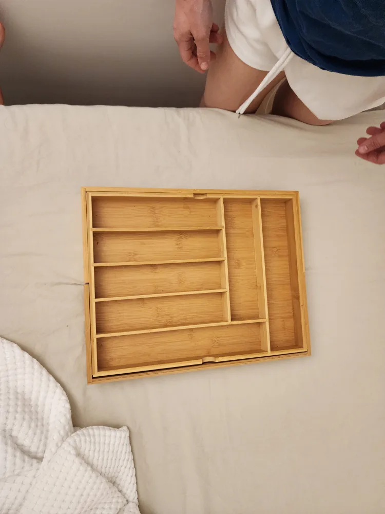 Bamboo Expandable Drawer Organizer thumbnail