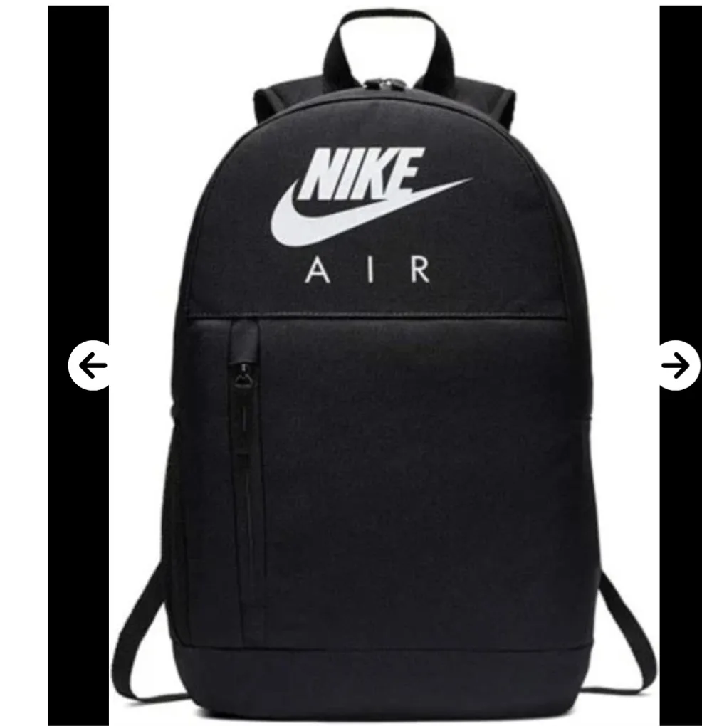 New Nike Kids Elemental Graphic Backpack – 20L – Black/White thumbnail