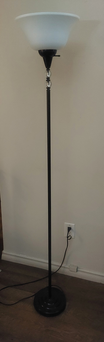 Floor Lamp with White Shade - photo 3