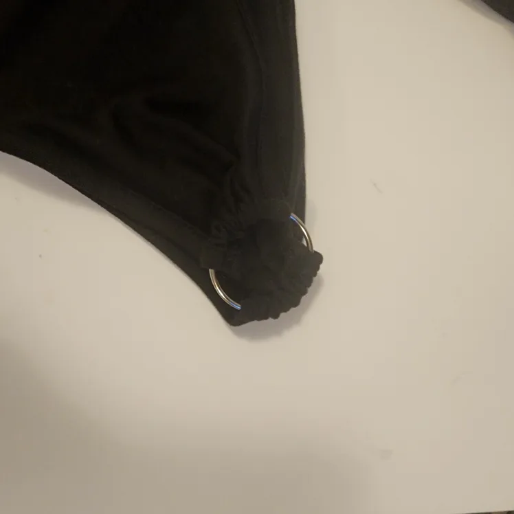 SHEIN Black Cut Out O-Ring Side One Shoulder Dress - L image indicator(4)