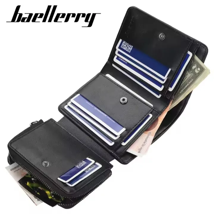 Baellerry Black Wallet! Leather thumbnail