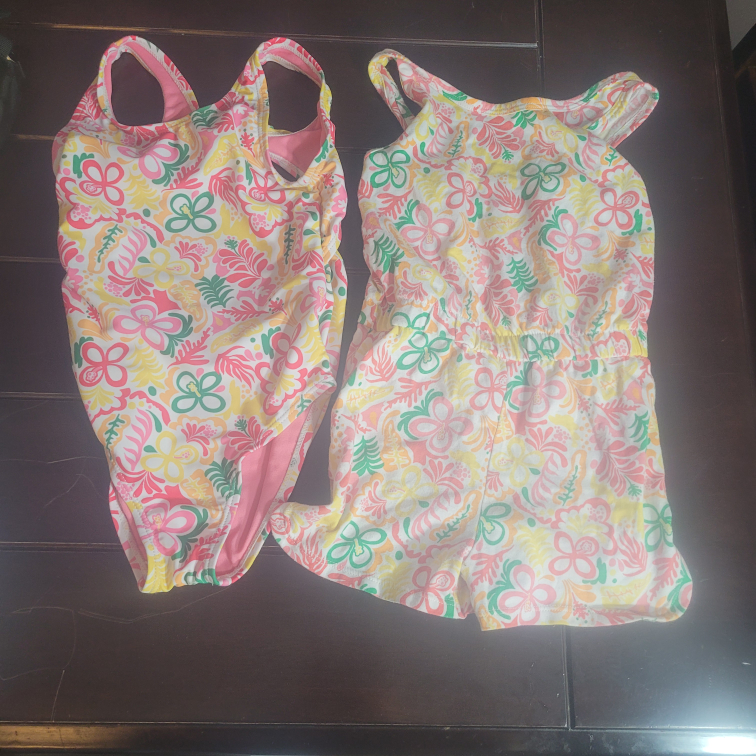 Swimsuit and Romper Set