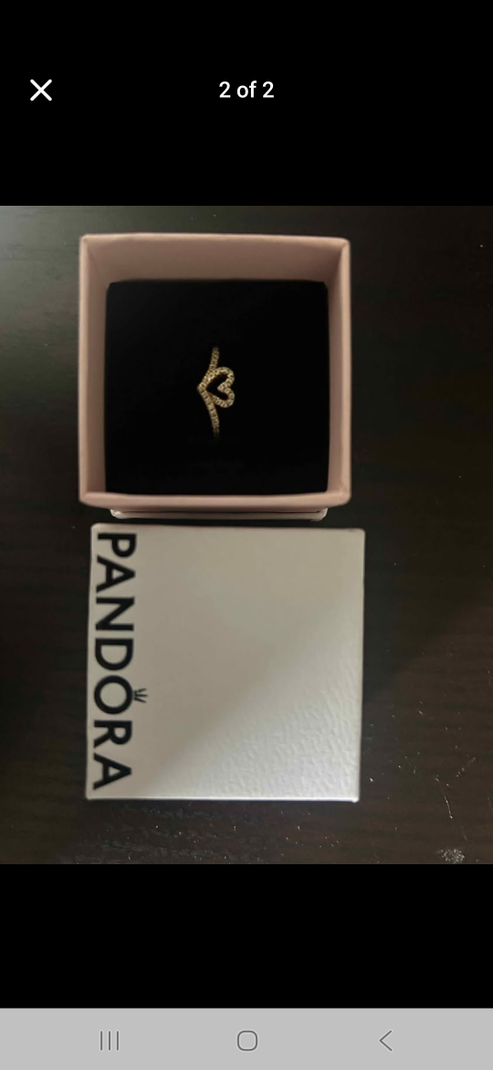 Pandora Wish Heart Ring, Size 7 - photo 2