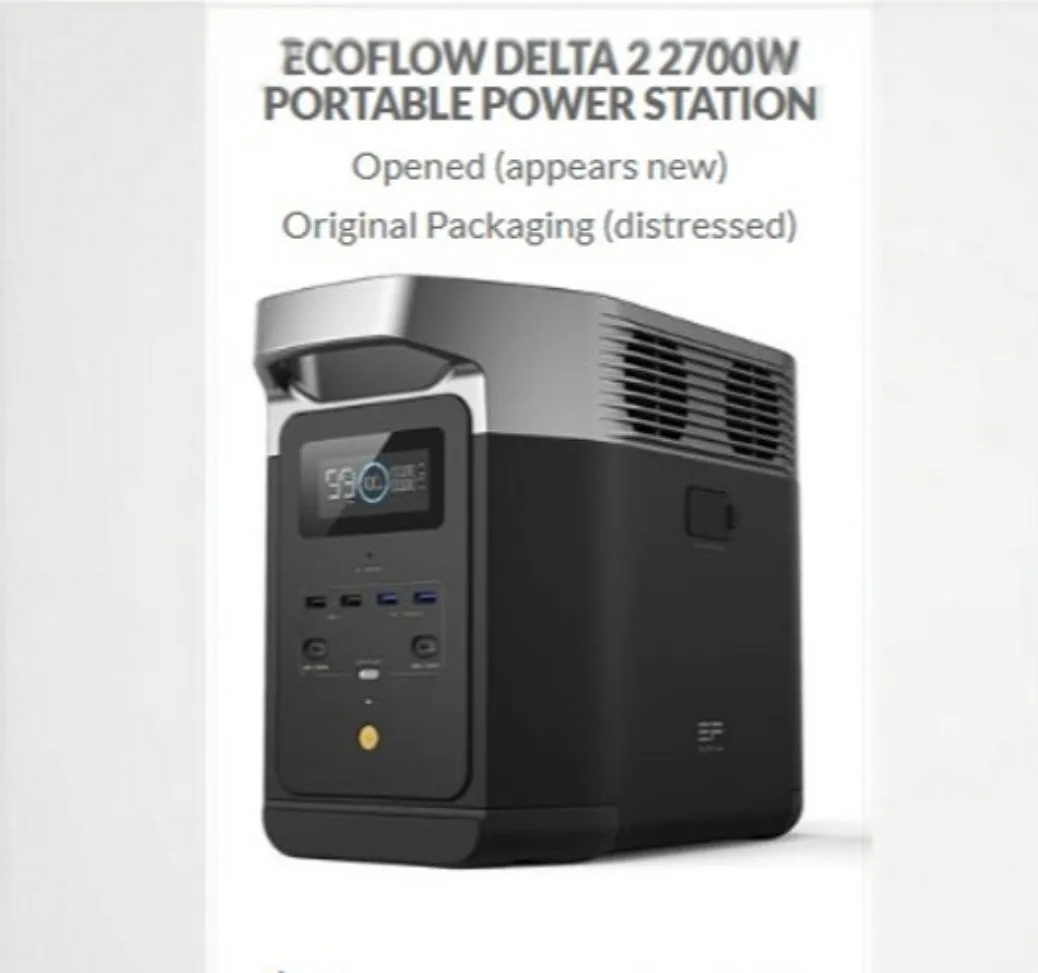 EcoFlow Delta 2 2700W Portable Power Station - New thumbnail