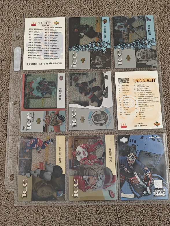 1997-98 & 1998-99 McDonalds Ice Hockey Trading Card - 7 Cards
