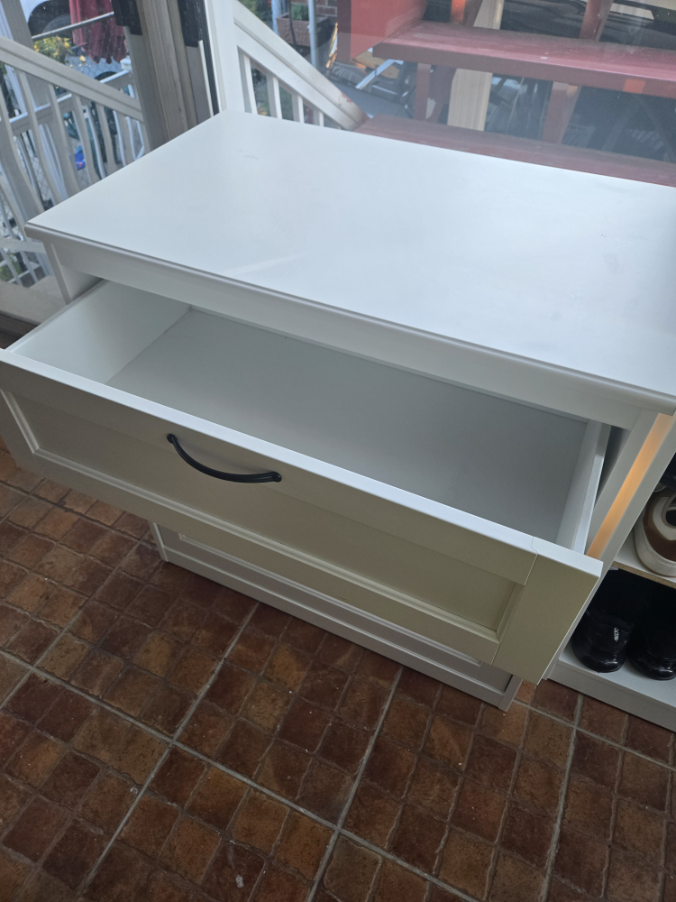 IKEA Hemnes White 3-Drawer Chest - photo 3