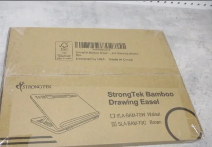 StrongTek 6-Position Bamboo Table Easel, 16x12 Inch image indicator(8)