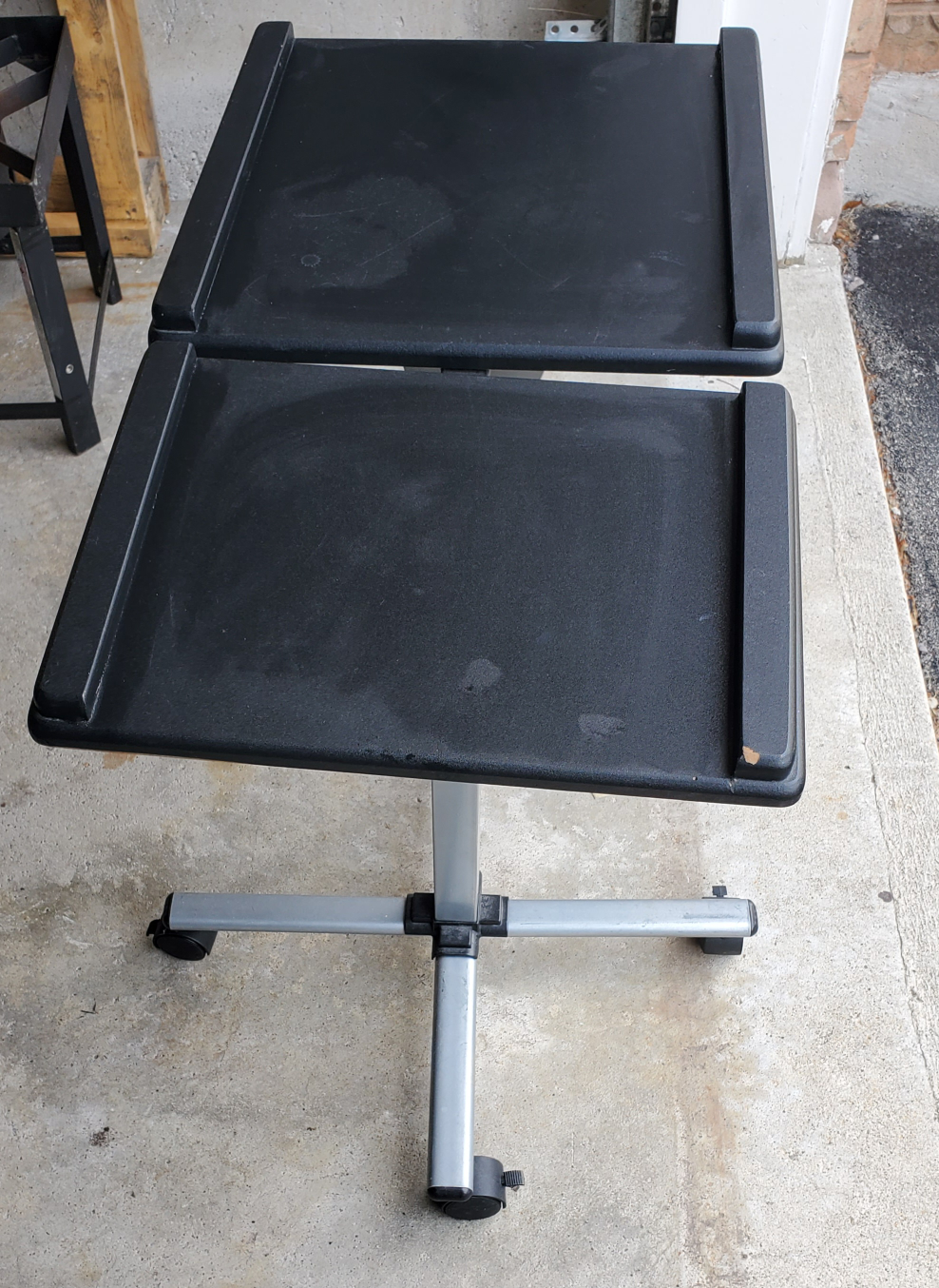 Adjustable Rolling Laptop Desk - photo 2