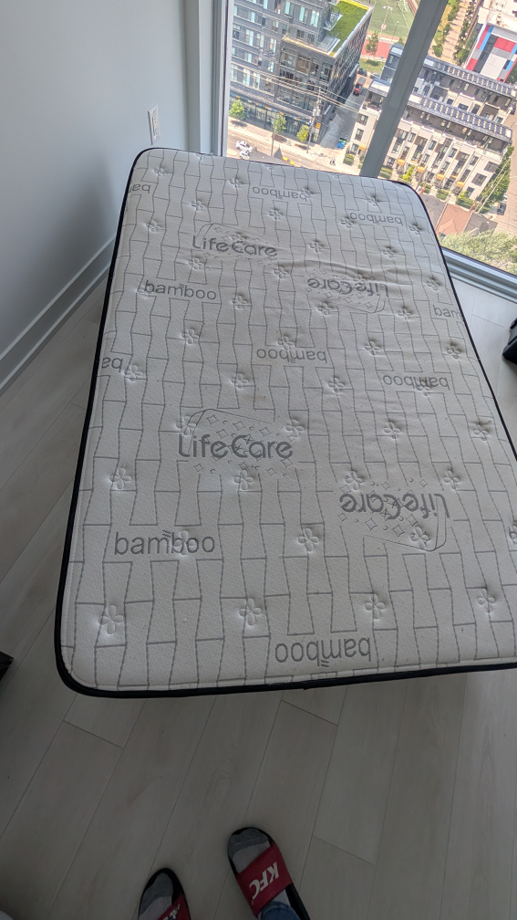 LifeCare Bamboo twin Mattress with foundation - photo 2
