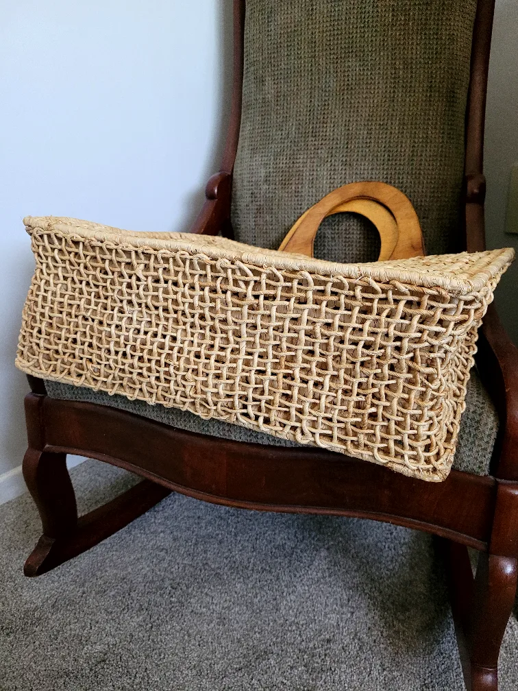 1960's Vintage Straw Bag image indicator(7)