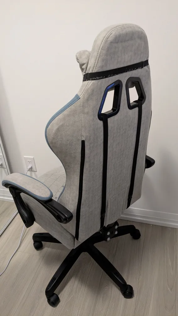 GTPlayer Gaming/Office Chair - Grey & Blue image indicator(4)