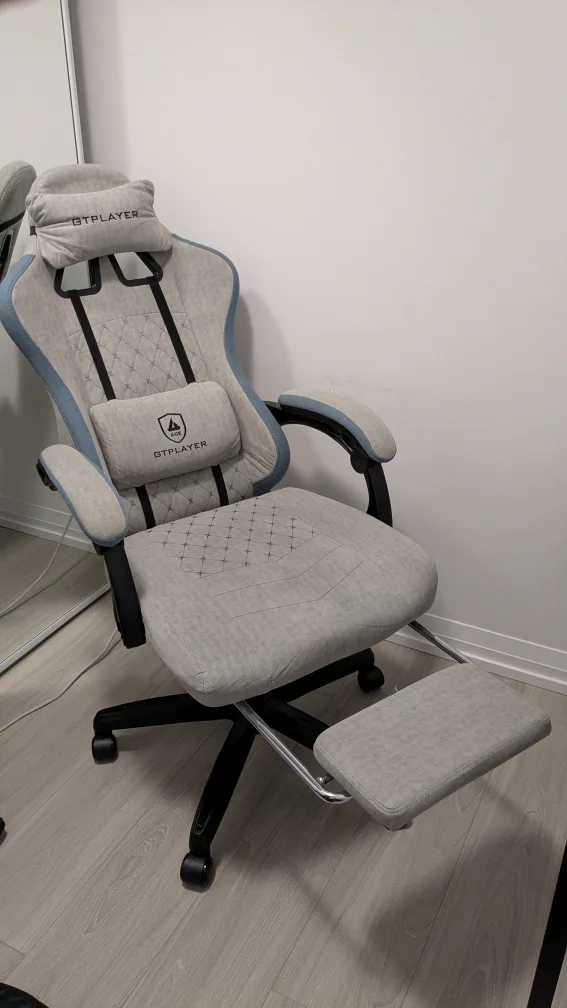 GTPlayer Gaming/Office Chair - Grey & Blue image indicator(7)