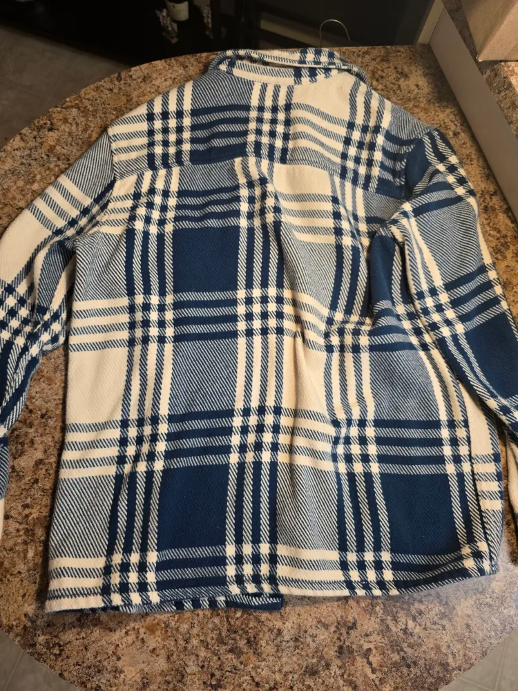 Zara Plaid Flannel Shirt - Size L image indicator(3)