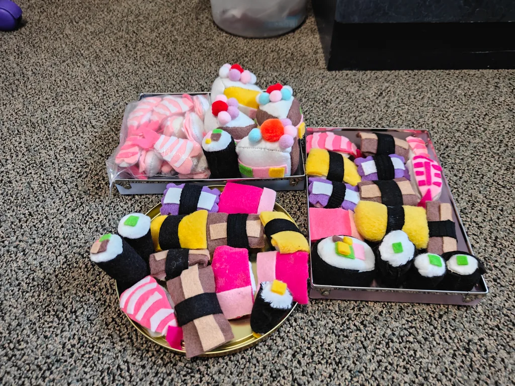 Felt Sushi & Dessert Food Plush image indicator(2)