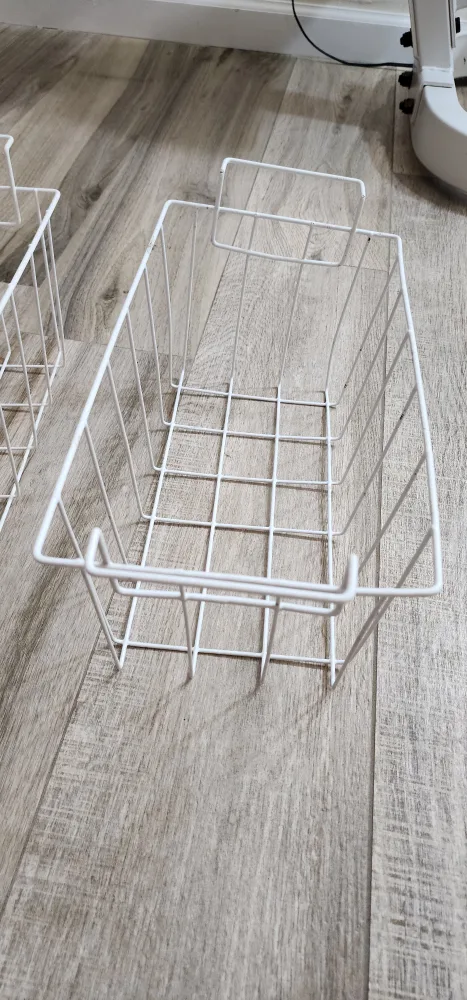 Freezer White Wire Baskets - Set of 3 image indicator(3)