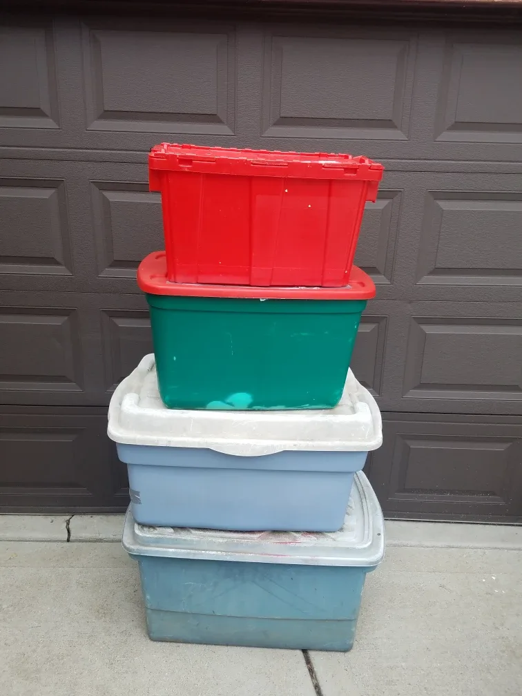 Storage Totes - Assorted Colors & Sizes thumbnail