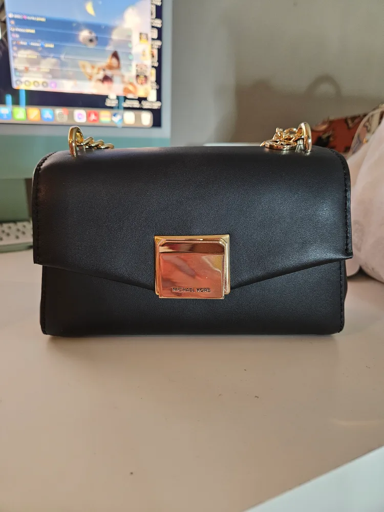 Authentic Michael Kors Black Crossbody Bag thumbnail