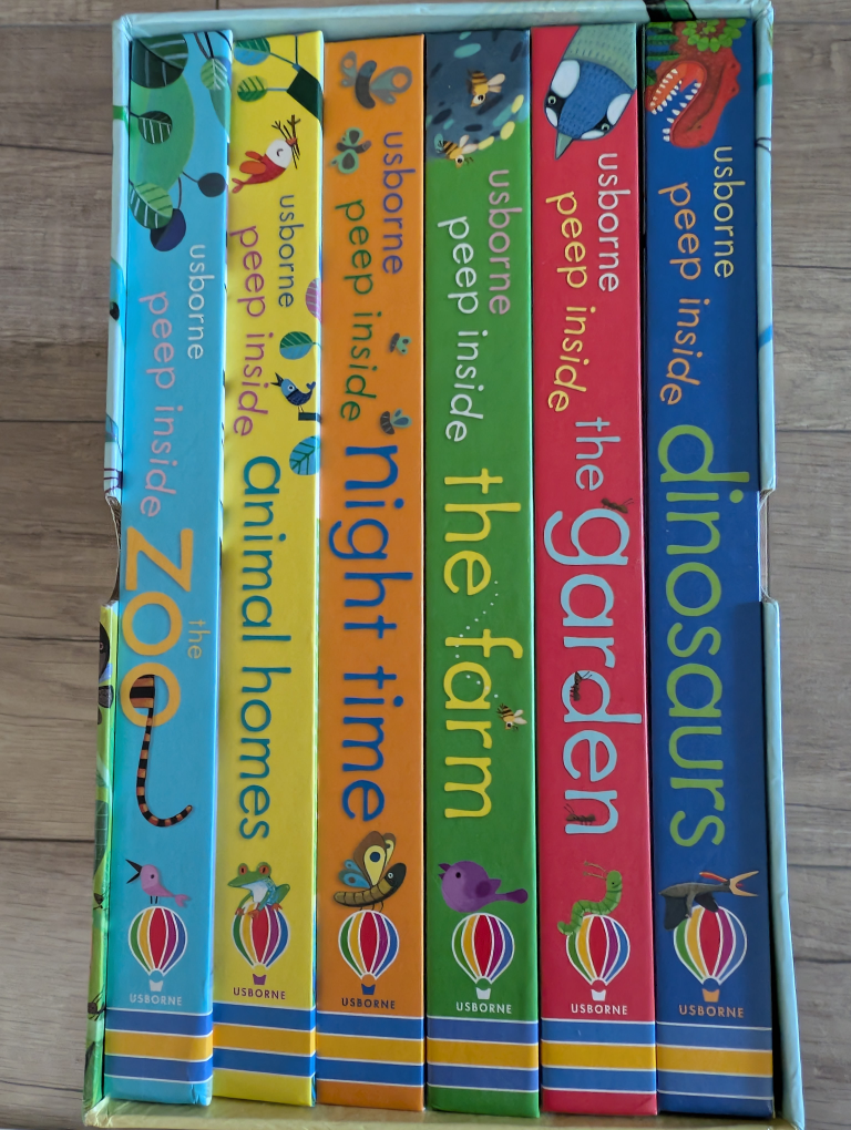 Usborne Peep Inside, 6 Books Box Set - photo 2