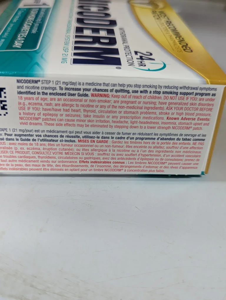 NEW Nicoderm step 1- 7 patches $42 AT SHOPPERS  Expires 09 2025 image indicator(4)