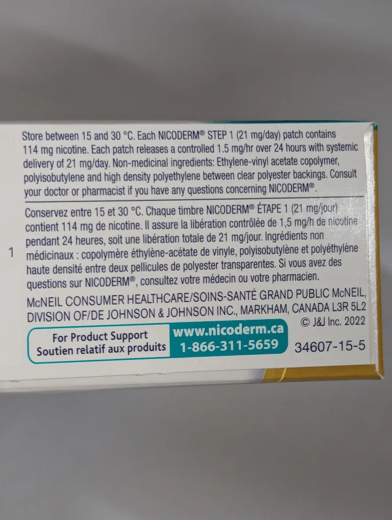 NEW Nicoderm step 1- 7 patches $42 AT SHOPPERS  Expires 09 2025 image indicator(6)