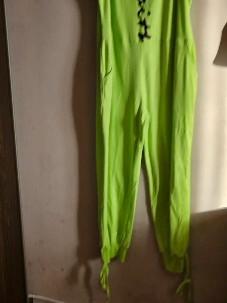 Summer Neon Green Jumpsuit thumbnail