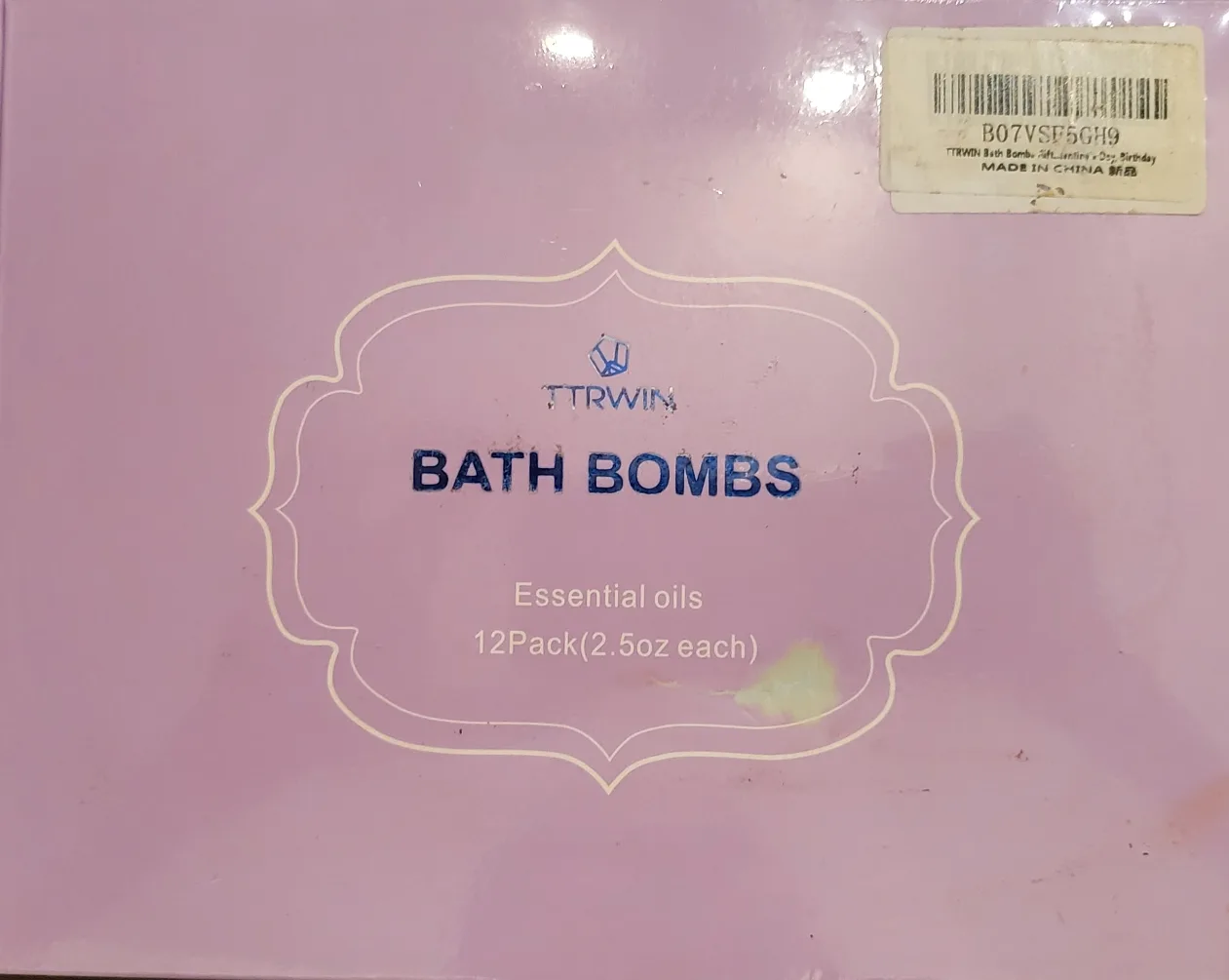 TTRWIN Bath Bombs - 12 Pack of Essential Oils thumbnail