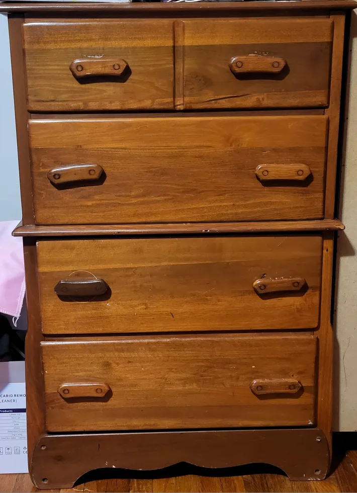 Brown Solid Wood Dresser thumbnail