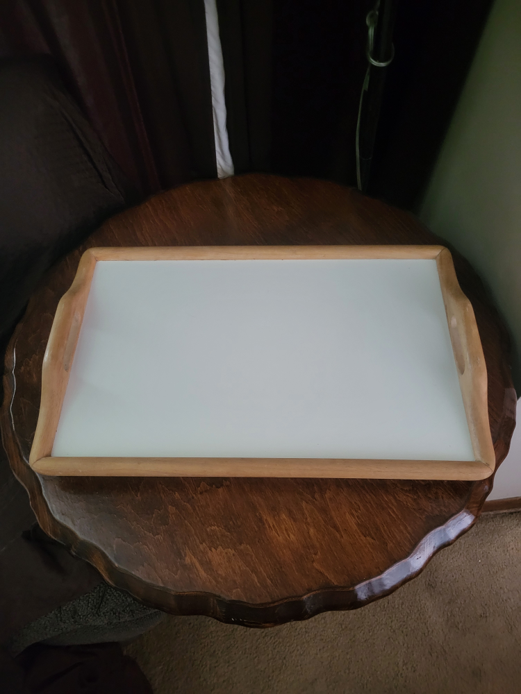 Bed Tray Table with Folding Legs - photo 3