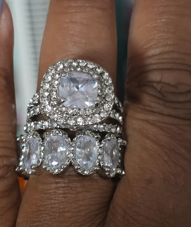 Rhinestone Ring Set thumbnail