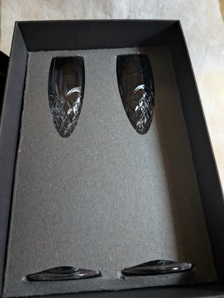 Champagne glasses - Waterford twin set - photo 2