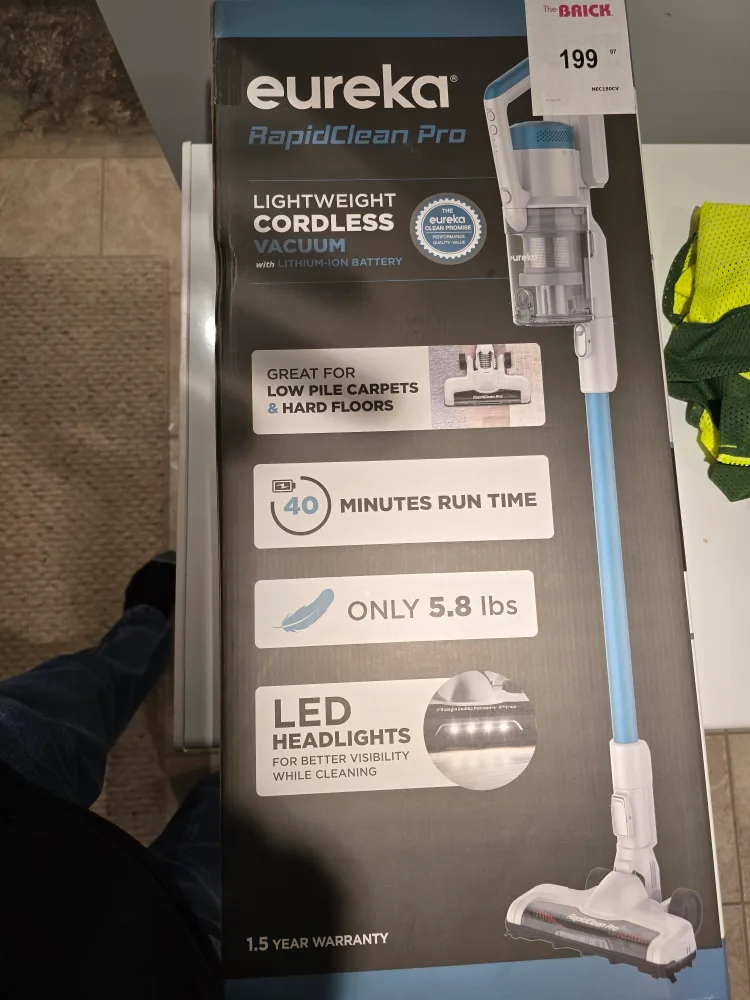 **Brand New**Eureka RapidClean Pro Lightweight Cordless Vacuum thumbnail