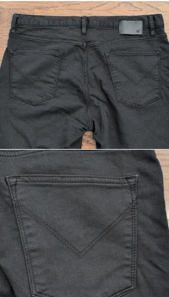 John Varvatos Bowery Black Jeans, Size 34 image indicator(7)