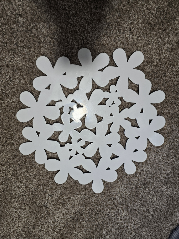 White Flower magnetic Wall Decor