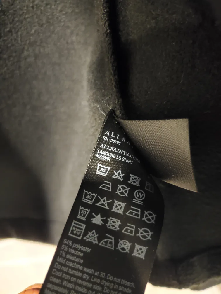 AllSaints Lamoure LS Shirt Jacket - Size Small image indicator(4)