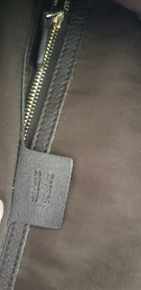 Vintage Gucci Hobo Bag - Jacquard Print Brown Leather Gold image indicator(8)