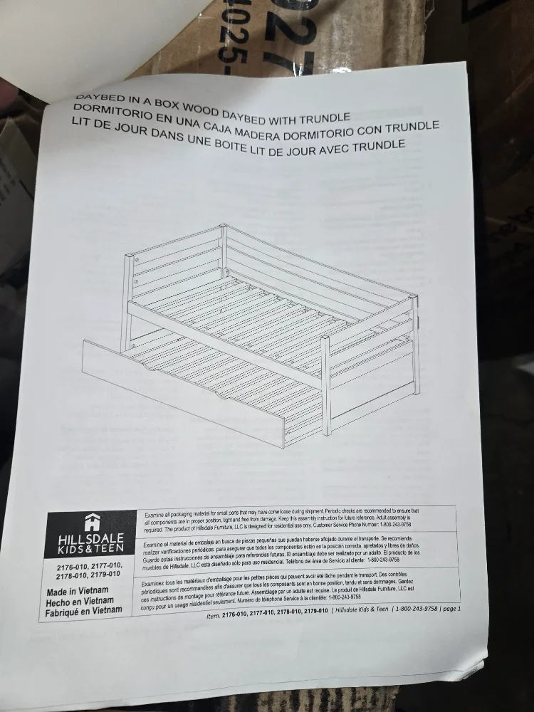 Hillsdale Caspian Daybed with Trundle, Chocolate image indicator(6)