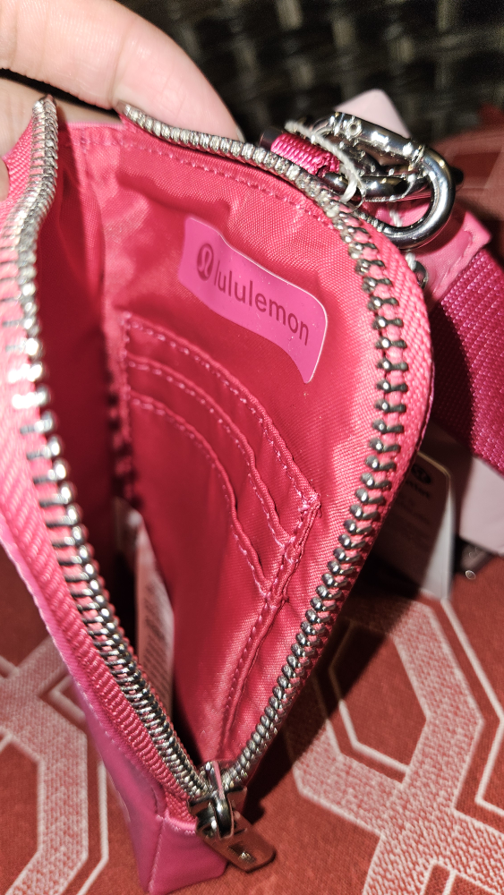Lululemon Dual Pouch Wristlet Wallet, Pink/Red - photo 3