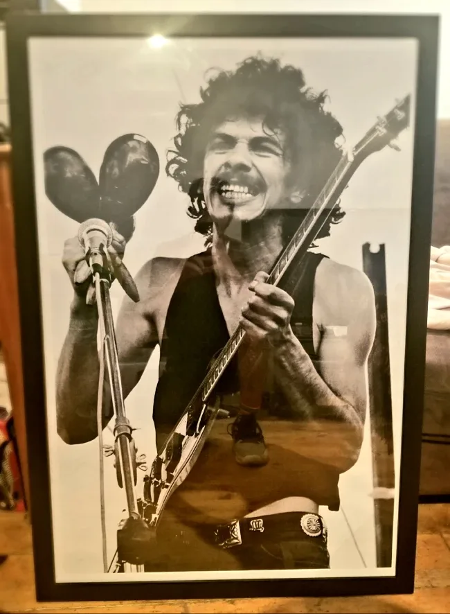 Framed Carlos Santana Photo thumbnail