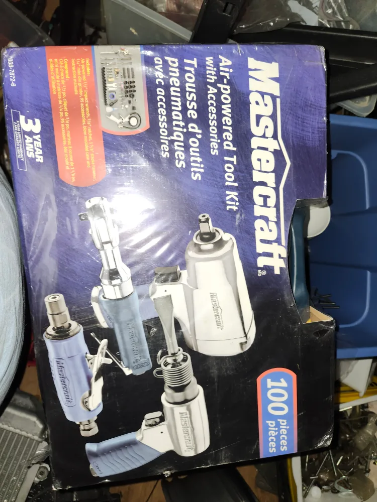 Mastercraft Air-Powered Tool Kit with Accessories thumbnail