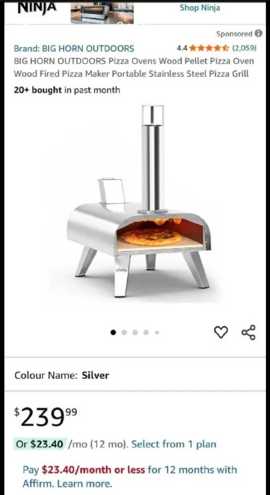 Bighorn Outdoors Pizza Oven thumbnail